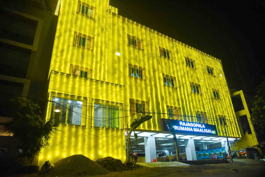 Elevation with Lighting
